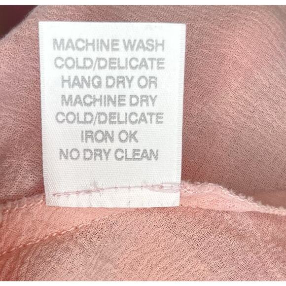 Johnny Was x Amanda Bond Pink Ombre SizeL Handmade in Malibu Boho Flutter Sleeve - Picture 12 of 16